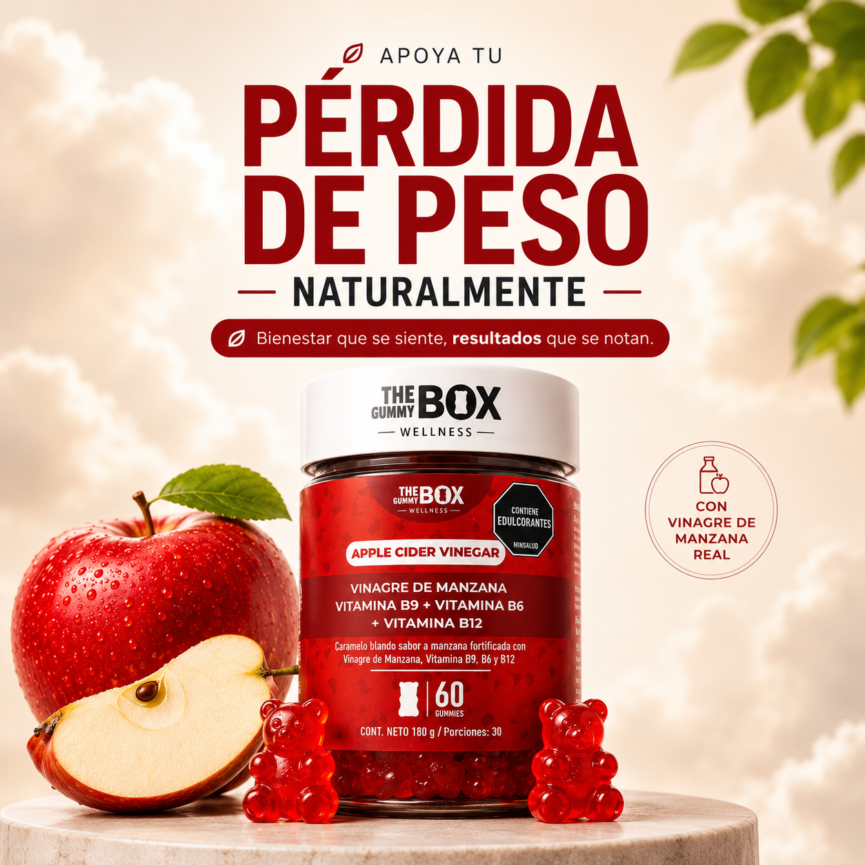 Gomitas De Vinagre De Manzana